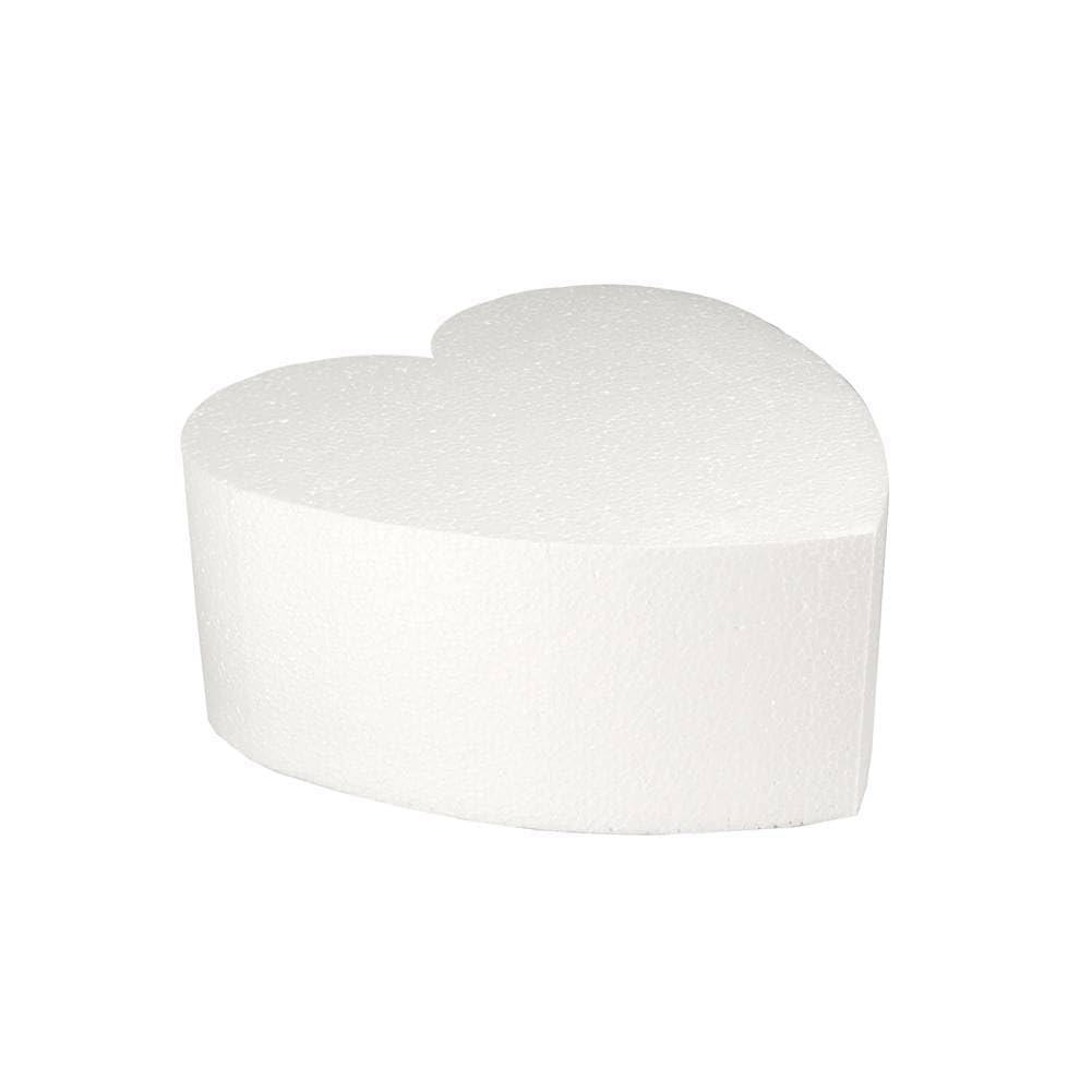 Heart Dummy Cake for Decoration, Fake Cake Dummies 8" x 4" for Christmas Wedding Supplies Baby Shower Birthday Decorating Display-image-33