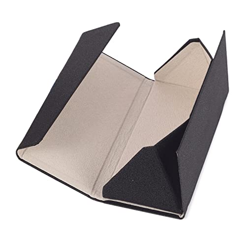 Image of VIVID Vision Unisex Adult Eyewear Specs Case Cover | Screw Driver | Free Cloth | Eye Glasses | Chashma Dibbi | Spectacle Box | Magnetic |IC-506 | Foldable | Cases | 3 IN 1 | Black