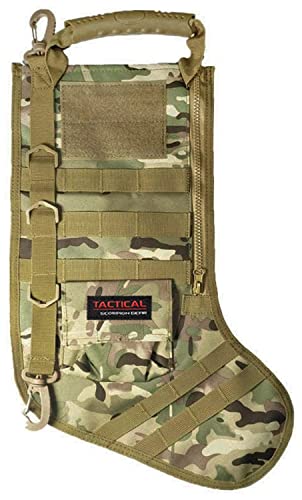 Tactical Scorpion Gear MOLLE Christmas Stocking Decoration US Camouflage - Color Choices