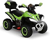 TOYSCAR electronic way to drive Quad Elettrico per Bambini Racer Verde con luci Suoni...