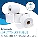 Boardwalk 2-Ply Bulk Toilet Paper Rolls for Professional and Commercial Use | 125 Feet Septic Safe Single Roll Toilet Paper Rolls | 500 White 4.5