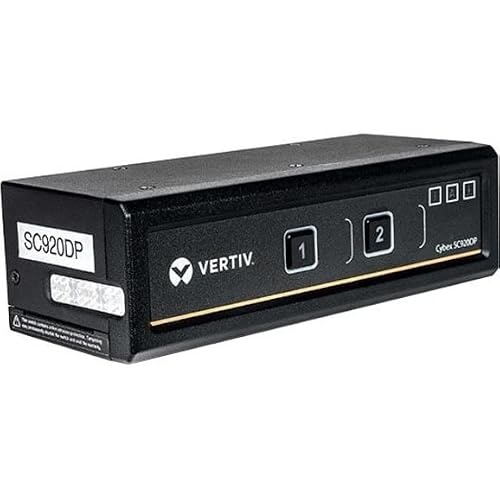 Avocent Cybex Sc920Dp Kvm Switchbox - 2 Computer(S) - 3840 X 2160Usbhdmi - Desktop - 2 X Displayport - Taa Compliant #TOP2