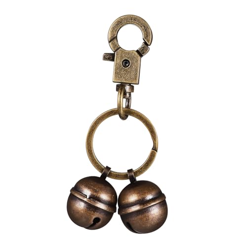 Hohopeti Dog Collar Snap Hook Pet Collar Charm Cat Bell Pet Supply Decorative Keychain