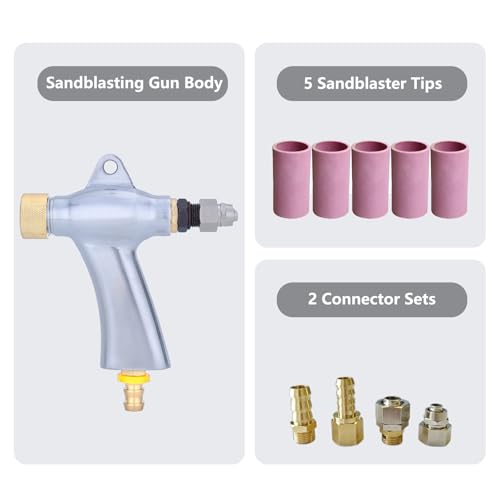 Image of Air Sandblaster Gun Blasting Gun for Sandblasting Cabinet for 990L /1200L Sand Blasting Cabinet Sandblaster Parts