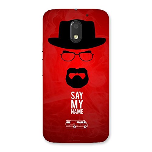 Superb Say it Black Back Case Cover for Moto E3 Power Amazon.in