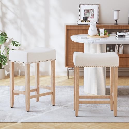 Ckaff Barhocker 2er Set, 65.5cm Hoch Barstuhl Küchenstuhl aus...