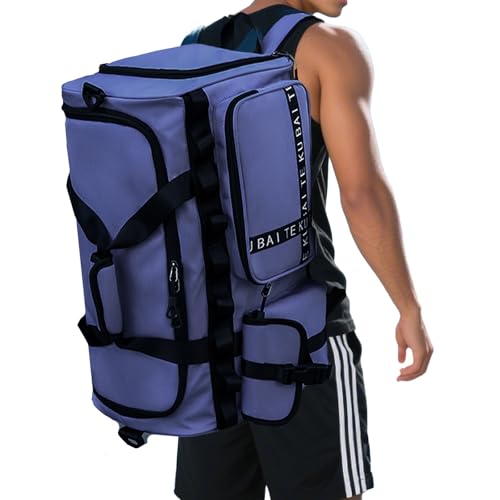 Mochila Masculina Dobrável para Viagem com Compartimento para Sapatos — Impermeável, Leve e com Alças Ajustáveis, Ideal para Homens e Mulheres