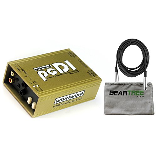 Whirlwind pcDI Direct DI Box w/Cleaning Cloth and Cable