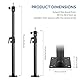 Wandmontage Boom Arm, Foccalli verstellbare Decken Wandhalterung mit 360° Flexible Drehung und 3/8 1/4 Gewinde für Fotografie Fotostudio Licht, Softbox, Kamera, Regenschirm und Reflektor (2-Pack)
