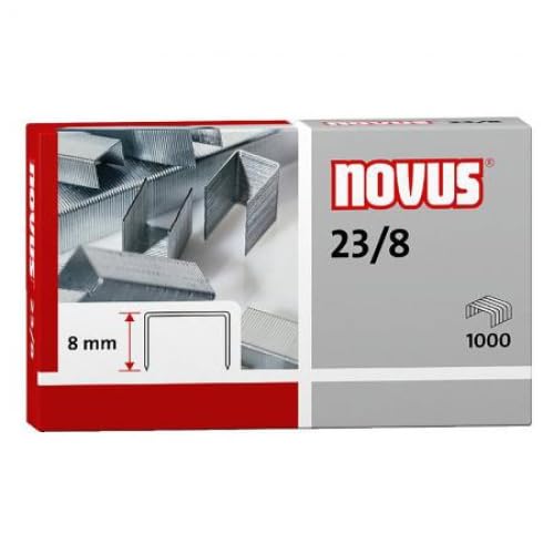 Lot de 50 Boîte de 1000 agrafes 23/8 Standard, acier galvanisé