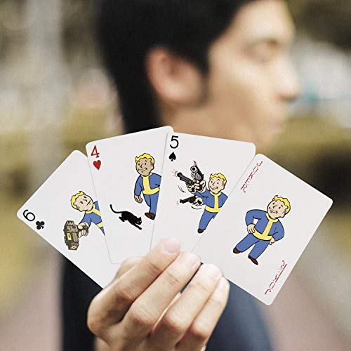 Fallout Playing Cards Deck - Depicting Your Favorite Vault Boy Perks From The Video Game - Full 52 Card Deck #TOP5