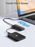 Lemorele Stacja dokująca USB C - 6 w 1, Hub USB z podwójnym monitorem z 2 portami HDMI 4K, 3 portami USB 3.0/2.0, zasilaniem PD 100W, Hub USB C/Stacja dokująca do Windows/Macbook