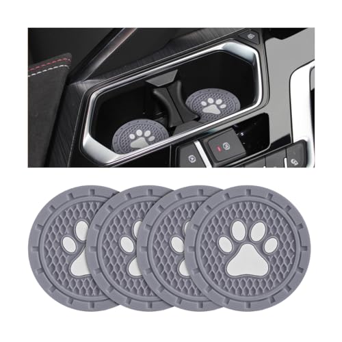 Portavasos para coche Osilly, 4 piezas, gris miniatura 1
