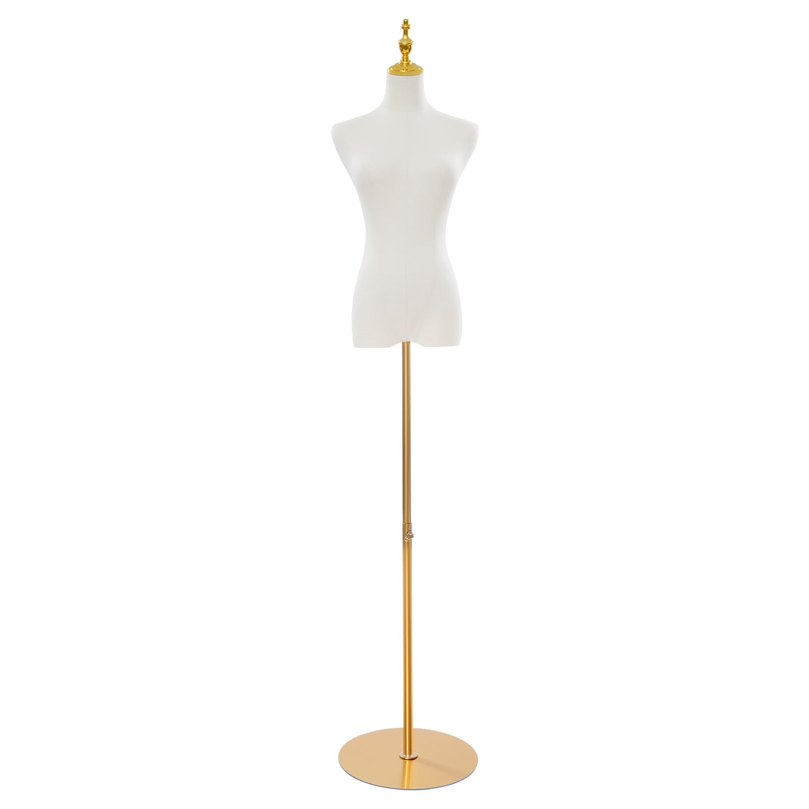 Manichino da donna, busto sartoriale, altezza regolabile, 70-130 cm, per abiti da sposa e da sera