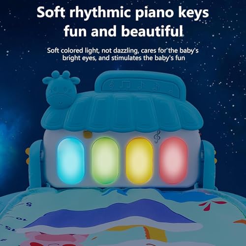 Tapis d'activités éveil musical et sensoriel pour bébé qui rampe - 7