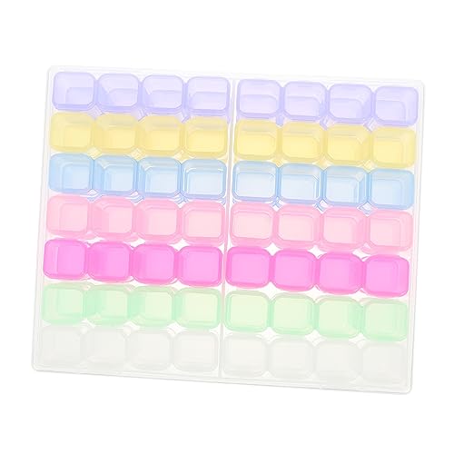 Hohopeti Nail Accessories Container Manicure Decor Organizer Bead Organizer Storage Box Rhinestone Organizer Set