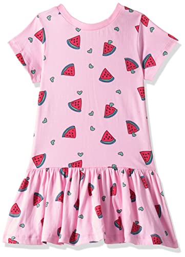 Image of T2F Girls Cotton A-Line Knee-Length Casual Dress