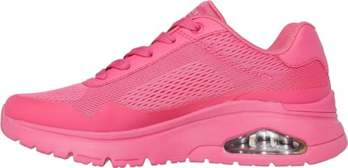 Skechers - Womens Uno Flex - Spring On Air Sneakers, Color Hot Pink, Size: 8.5 M US