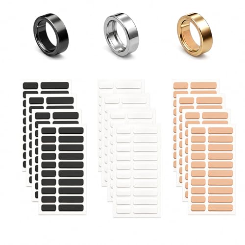 Seltureone 240 Pcs Smart Ring Size Adjuster for Oura Ring Gen 4/3 Samsung Galaxy Ring Ultra Human Ring AIR RingConn 2/1 Amazfit Helio Ring Ring Sizers for Loose Rings