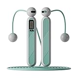 Fettverbrennung Springseil, Springseil mit Smart zähler,einstellbares Springseil mit Kugellager und rutschfesten Griffen - Schnurloses Springseil für Workout, Fitness, Boxen für Männer, Frauen, Kinder
