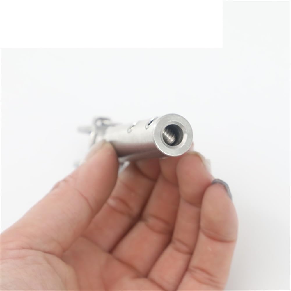 Morsetti per Fune for Kit ringhiera Cavo da 6 mm Fune Metallica Forcella Tensione terminale Raccordo Ancoraggio a Ginocchiera con bulloni a Testa Esagonale Morsetti per I Cavi