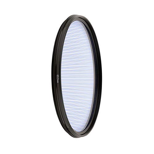NiSi Cinema Allure Streak Blue mit 2 mm Streifen, 82 mm rotierender runder Spezialeffektfilter Cover