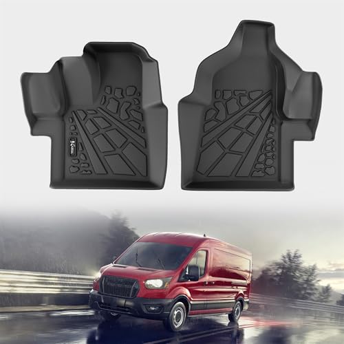 Image of KARPAL Floor Mats for 2022-2026 Ford Transit /E-Transit with Vinyl Flooring