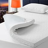 【Warum wählen Sie uns?】: Die Memory Foam-Topper ist CertiPUR-US-zertifiziert und der Bambusbezug ist OEKO-TEX-zertifiziert, beinhalten keine schädlichen Stoffe. Sollten Sie Fragen haben oder weitere Informationen benötigen, können Sie uns jederzeit kontaktieren, wir stehen Ihnen gerne zur Verfügung.
