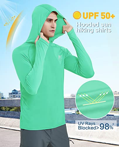 Men's Rash Guard Shirts UPF 50+ UV Sun Protection Swim Shirts Hoodie3