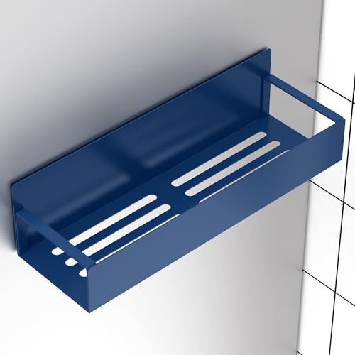 Image of HuggieGems Metal Magnetic Spice Rack for Refrigerator Royal Blue, 4 Pack