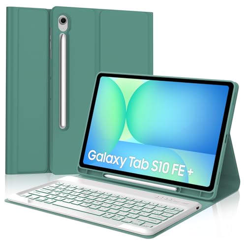 Coque Clavier pour Samsung Galaxy Tab S10 FE+ Plus 13.1