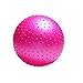 KGCA Sport Yoga Ball Point Fitness Gym Balance Balle Fitball Exercice Pilates Workout Barbed Massage Ball   75Cm Rose