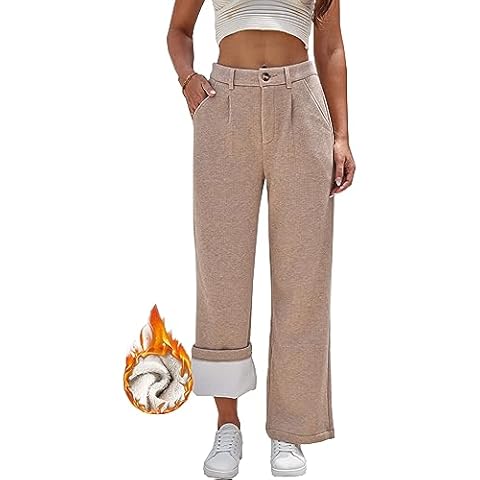 heipeiwa Women's Fleece Lined Pants Cover
