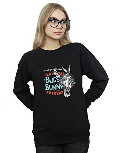 Image of Looney Tunes Women's Vintage Bugs Bunny Sweatshirt XX-Large Black
