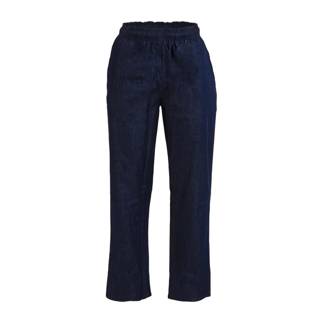 Southside NY BB619-XS - Pantaloni da Cuoco Professionali, in Denim, Ideali per Uso Quotidiano
