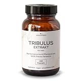 Tribulus Terrestris | 180 vegane Kapseln | hochdosiert | 1080 mg Saponine...