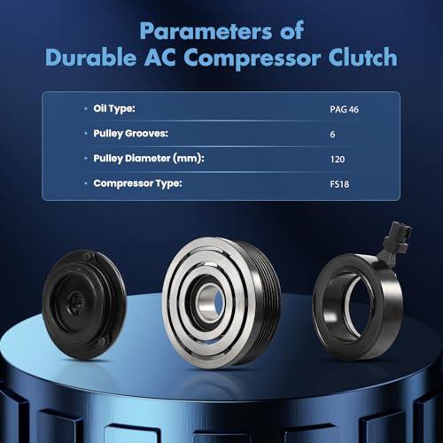 Image of ECCPP A /C Compressor Clutch 2006-2011 for Ford Explorer Crown Victoria 4.6L