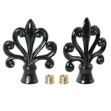DGBRSM 2PCS Solid Lamp Finials Caps Tapped of Tops for Lamp Shade Holder Harp Lamp Finial Knob Lamp Accessories