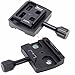 iShoot Clamp Adapter Converter Compatible with Manfrotto 200PL / 410PL Camera Plate & Converting Arca-Swiss Fit Quick Release Plate to RC RC2 Standard Tripod Ball Head