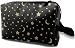 Produktbild Cool Gold Moon Stars Black Toiletry Bag Waterproof Fabric Cosmetic Bags Travel Case For Women's Accessories