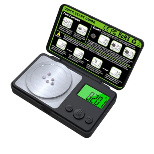 FYDN �|�[�^�u���W���G���[�X�P�[���A�L�b�`���X�P�[���A�d�q���A�����X�P�[���ALCD�f�B�X�v���C�A0.001g�P�ʂ̍����x�A���܈����@�\�t���A�P�ʐ؂�ւ��X�C�b�`�t���A�Ɩ��p�A�����΂̌v�� (�u���b�N,100g/0.001g)