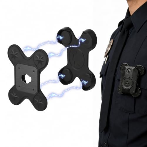 Camera Mount Magnet- Compatible with Axon Body Cameras 2/3/4 Lightweight ABS+Nylon Construction Suitable for UniformsStandard Magnetic Version