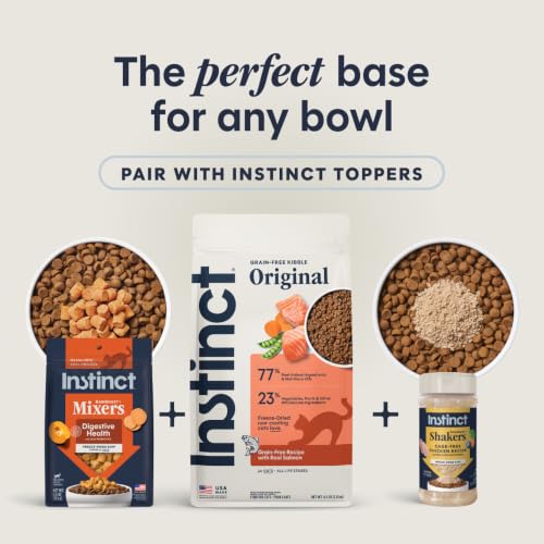 Image of Instinct Original Dry Cat Food, Raw Coated Kibble, Real Salmon, 4.5 lb. Bag
