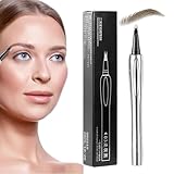 Eyebrow - Marqueur de tatouage fin pour sourcils impeccables, résistant à la transpiration et à séchage rapide - Stylo à encre Longwear Brow - Amplificateur de front professionnel - Outil naturel pour