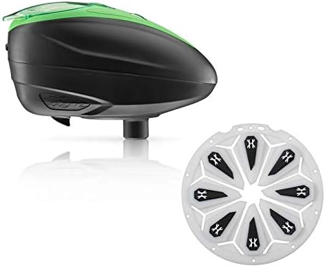 Dye LT-R Electronic Paintball Loader - Lime with HK Army Epic Speed Feed (Lime with Trooper Epic Speed Feed)