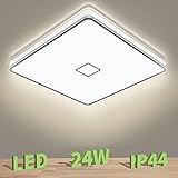 🔧 【Led Deckenleuchte Einfach zu installieren】: Die Deckenleuchte besteht aus fortschrittlichen Kunststoffen für die Luft- und Raumfahrt und ABS-Isolationsmaterialien und erfordert kein Erdungskabel, wodurch die Installation bequemer und einfacher wird. Detaillierte Installationsanweisungen finden Sie in der Verpackung dieser Decken lampe. Sie können die Badlampe ohne Hilfe eines Elektrikers schnell und genau installieren. Sie können es sehr bequem als Badezimmer lampe verwenden.