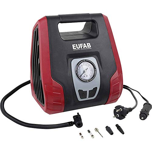 EUFAB 21076 Dual Power Kompressor, mit 12V und 230V Anschluss