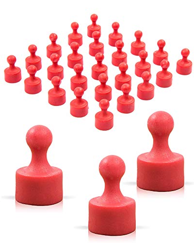 JOAM ® imanes de neodimio - para fijar rápidamente notas, por ejemplo, en pizarras magnéticas - accesorios de oficina, hogar y escuela - imanes de colores - imanes fuertes Cover