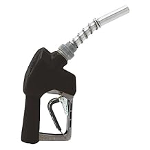 Husky Unleaded Fuel Nozzle, Made in USA, with 3-Notch Hold Open Clip Grip Guard, Model 159504-04