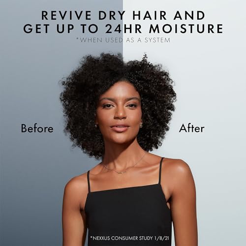 Image of Nexxus Therappe Shampoo & Humectress Conditioner, Travel-Size (6 Sets, 12 Bottles), Elastin Protein & Green Caviar Revive Dry Hair with 24H Moisture, 3 Oz Ea